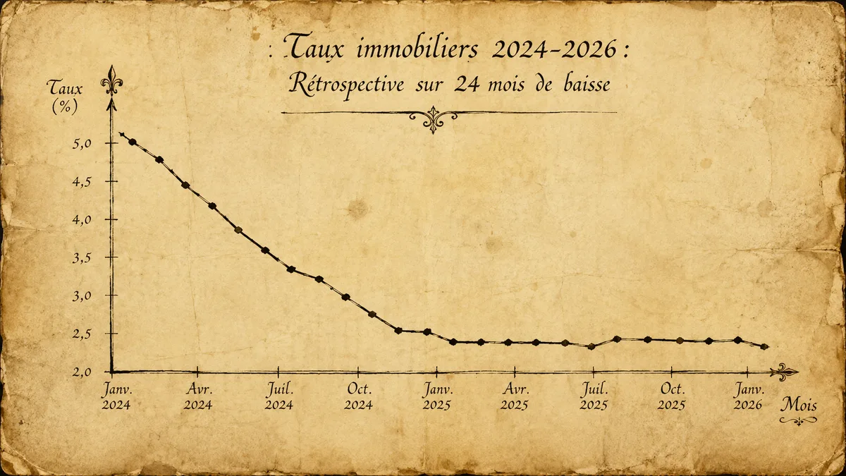 Courbe ancienne tracée à la plume sur parchemin descendant puis se stabilisant, illustration éditoriale